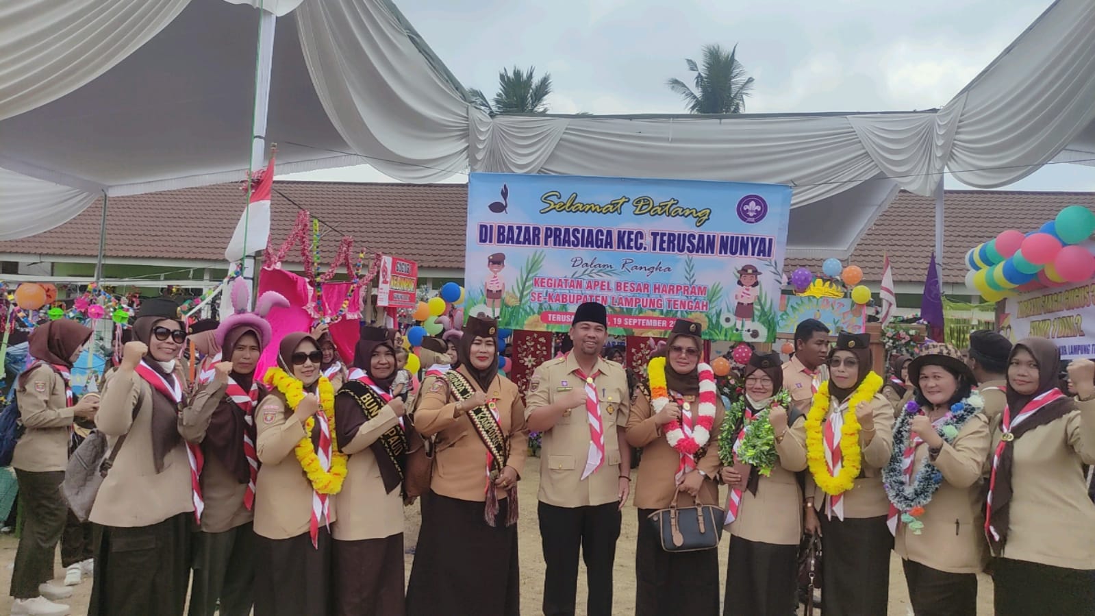 Apel Besar HUT Pramuka ke-62 tahun 2023 Kwartir Cabang Lampung Tengah